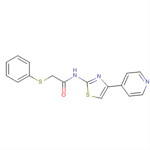 2-Phenylsulfanyl-n-(4-pyridin-4-yl-thiazol-2-yl)-acetamide Structure,692876-23-6Structure