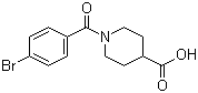 4-Piperidinecarboxylic acid, 1-(4-bromobenzoyl)- Structure,693237-87-5Structure