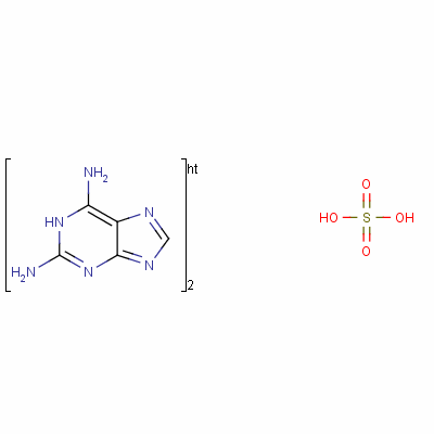 2,6-Diaminopurine sulphate monohydrate Structure,69369-16-0Structure