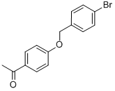 1-(4-((4-Bromobenzyl)oxy)phenyl)ethanone Structure,694443-80-6Structure