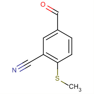 5-Formyl-2-(methylthio)benzonitrile Structure,694481-16-8Structure