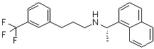 (S)-n-(1-(萘-1-基)乙基)-3-(3-(三氟甲基)苯基)丙烷-1-胺結(jié)構(gòu)式_694495-47-1結(jié)構(gòu)式