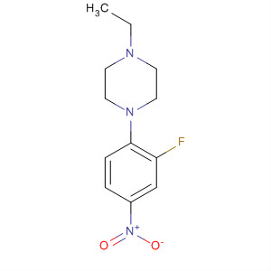 1-乙基-4-(2-氟-4-硝基-苯基)-哌嗪結構式_694501-34-3結構式