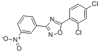 5-(2,4-Dichlorophenyl)-3-(3-nitrophenyl)-1,2,4-oxadiazole Structure,694521-58-9Structure