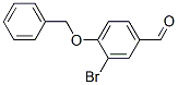 4-(Benzyloxy)-3-bromobenzenecarbaldehyde Structure,69455-12-5Structure