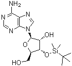 3-O-tert-butyldimethylsilyladenosine Structure,69504-14-9Structure