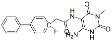 [1,1-Biphenyl]-4-acetamide, n-(4-amino-1,2,3,6-tetrahydro-1-methyl-2,6-dioxo-5-pyrimidinyl)-4-fluoro- Structure,695153-95-8Structure