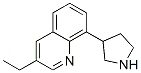 (9CI)-3-乙基-8-(3-吡咯烷)-喹啉結構式_695185-35-4結構式