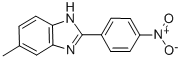 5-Methyl-2-(4-nitro-phenyl)-1h-benzoimidazole Structure,69570-93-0Structure