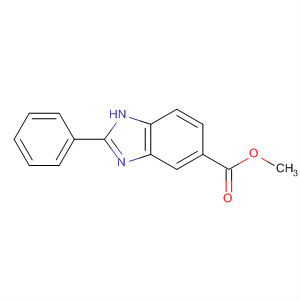 Methyl 2-phenyl-3h-benzo[d]imidazole-5-carboxylate Structure,69570-97-4Structure