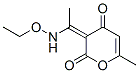 (9ci)-3-[1-(乙氧基氨基)亞乙基]-6-甲基-2H-吡喃-2,4(3h)-二酮結(jié)構(gòu)式_695807-03-5結(jié)構(gòu)式