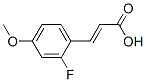 2-Fluoro-4-methoxycinnamic acid Structure,696589-22-7Structure