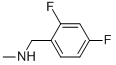 1-(2,4-Difluorophenyl)-n-methylmethanamine Structure,696589-32-9Structure