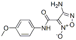 (9ci)-4-氨基-n-(4-甲氧基苯基)-,2-氧化物1,2,5-噁二唑-3-羧酰胺結(jié)構(gòu)式_696607-68-8結(jié)構(gòu)式