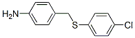 4-([(4-Chlorophenyl)sulfanyl]methyl)phenylamine Structure,6969-14-8Structure