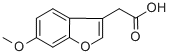 2-(6-Methoxy-1-Benzofuran-3-yl)acetic acid Structure,69716-05-8Structure