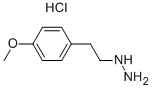 1-(4-Methoxyphenethyl)hydrazine hydrochloride Structure,69717-81-3Structure