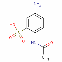 Benzenesulfonic acid,2-(acetylamino)-5-amino- Structure,6973-05-3Structure