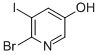 6-Bromo-5-iodopyridin-3-ol Structure,697300-70-2Structure