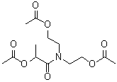 Propanamide,2-(acetyloxy)-n,n-bis[2-(acetyloxy)ethyl]- Structure,6974-34-1Structure