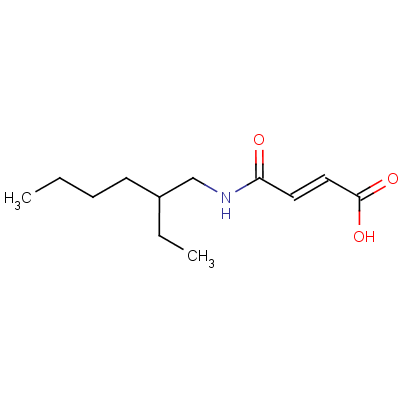 2-Butenoic acid,4-[(2-ethylhexyl)amino]-4-oxo-, (z)-(9ci) Structure,6975-33-3Structure