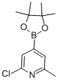 2-Chloro-6-methylpyridine-4-boronic acid, pinacol ester Structure,697739-22-3Structure