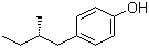 (S)-(+)-4-2-甲基丁基苯酚結(jié)構(gòu)式_69777-78-2結(jié)構(gòu)式