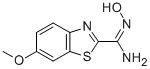 2-Benzothiazolecarboximidamide,n-hydroxy-6-methoxy- Structure,697784-33-1Structure