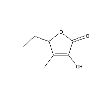 5-Ethyl-3-hydroxy-4-methyl-2(5H)furanone Structure,698-10-2Structure