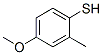 4-Methoxy-2-methylthiophenol Structure,698-81-7Structure