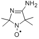 (4-Amino-2.5-dihydro-2,2,5,5-tetramethyl-1h-imidazol-1-yl)oxy Structure,69826-42-2Structure