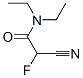 Acetamide, 2-cyano-n,n-diethyl-2-fluoro-(9ci) Structure,698351-77-8Structure