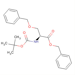 (S)-3-(芐氧基)-2-(叔丁氧基羰基氨基)丙酸芐酯結(jié)構(gòu)式_69871-79-0結(jié)構(gòu)式