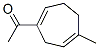 Ethanone, 1-(5-methyl-1,5-cycloheptadien-1-yl)-(9ci) Structure,69892-24-6Structure