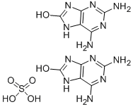 2,6-Diamino-8-purinol hemisulfate salt hydrate Structure,698998-94-6Structure