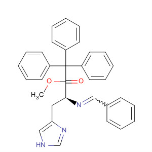 1-(Triphenylmethyl)-n-(phenylmethylene)-l-histidine methyl ester Structure,69937-82-2Structure