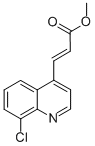 3-(8-Chloroquinoline-4-yl)acrylic acid methyl ester Structure,69976-11-0Structure