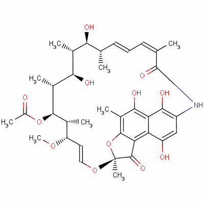 利福霉素結(jié)構(gòu)式_6998-60-3結(jié)構(gòu)式