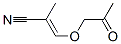 2-Propenenitrile, 2-methyl-3-(2-oxopropoxy)-(9ci) Structure,70013-00-2Structure