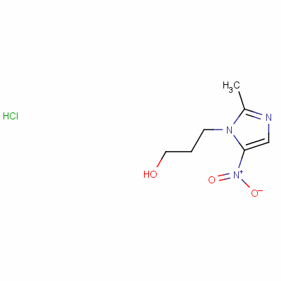 2-Methyl-5-nitro-1h-imidazole-1-propanol monohydrochloride Structure,70028-95-4Structure