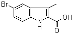 1H-Indole-2-carboxylic acid, 5-bromo-3-methyl- Structure,70070-32-5Structure