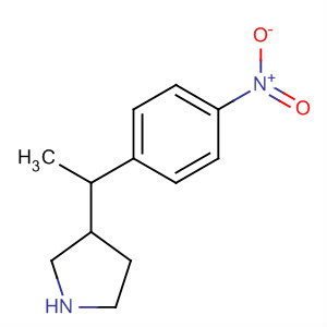 4-[1-(4-Nitro-phenyl)-ethyl]-pyrrolidine Structure,700804-07-5Structure