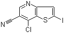 7-Chloro-2-iodothieno[3,2-b]pyridine-6-carbonitrile Structure,700844-17-3Structure