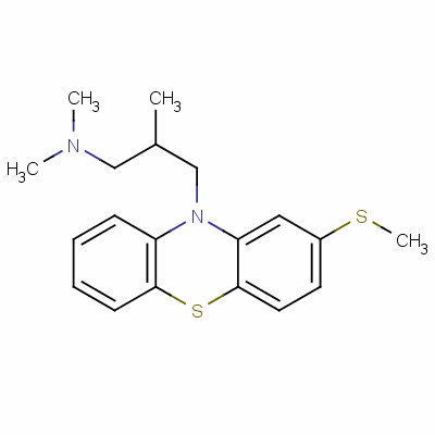 Methiomeprazine Structure,7009-43-0Structure