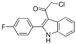 2-Chloro-1-[2-(4-fluorophenyl)-1H-indol-3-yl]ethanone Structure,70093-19-5Structure