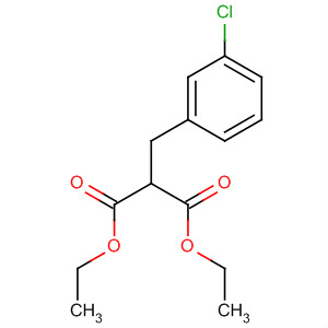 Diethyl 2-[(3-chlorophenyl)methyl]propanedioate Structure,70146-77-9Structure