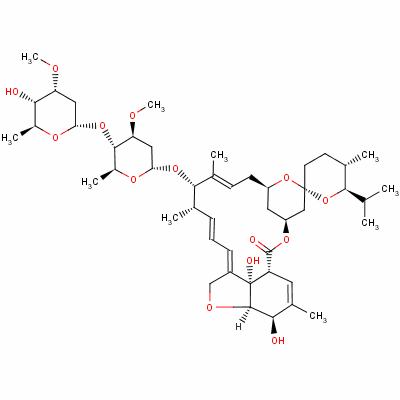 伊維菌素B1b結(jié)構(gòu)式_70209-81-3結(jié)構(gòu)式