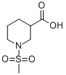 1-(Methylsulfonyl)piperidine-3-carboxylic acid Structure,702670-29-9Structure