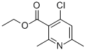 Ethyl 4-chloro-2,6-dimethylpyridine-3-carboxylate Structure,70271-80-6Structure