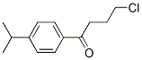 4-Chloro-1-[4-(1-methylethyl)phenyl]-1-butanone Structure,70289-38-2Structure